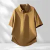 Ventas Directas de Fábrica [Artículos en Stock] Nueva Camisa Polo de Manga Corta para Hombre Verano 2026, Sin Costuras de Seda Helada, Blanco