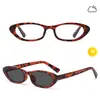 Gafas de Ojo de Gato de Moda que Cambian de Color para Mujer, Estilo de Alta Gama, Populares en Línea, Hacen que el Rostro Parezca Más Delgado, Versátiles, Anti-Luz Azul, Protectoras, Gafas sin Graduación