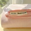 Sábanas de Algodón Lavado Grado A para Madre y Bebé Frescas Pequeñas Pieza Única Dormitorio Estudiantil Individual Doble Funda de Almohada de Algodón Puro Juego de Tres Piezas
