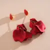 Pendientes de Borla con Lentejuelas Iridiscentes y Pedrería Transfronterizos Europeos y Americanos, Pendientes de Lujo Ligero de Gama Alta, Accesorios para Orejas Estilo Bohemio Vacacional