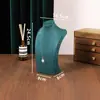 En Stock Exhibidor de Terciopelo para Collares Maniquí Soporte para Joyería Maniquí de Cuello para Collares Exhibidor de Mostrador Soporte para Collares