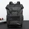 Mochila Nueva con Estampado de Cuadros para Hombre Estilo Coreano Casual para Viajes Diarios Gran Capacidad Multifuncional Bolsa para Computadora Marca de Moda Universidad