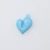 Pintura Acrílica Brillante Colgante de Corazón Partido Amor Pintura Horneada Corazón Durazno Colgante para Carcasa de Teléfono Móvil Cadena Colgante para Bolso Accesorios de Joyería DIY