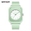 SANDA SANDA 6127 venta caliente transfronteriza reloj electrónico de cuarzo moda todo partido exterior impermeable cuadrado reloj para hombres y mujeres