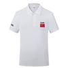 Camiseta de Manga Curta de Secagem Rápida da Equipe Chinesa Camisa Polo Esportiva de Secagem Rápida Uniforme de Treinador Camiseta Uniforme de Árbitro de Natação Manga Curta Estampada