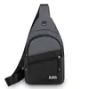 Bolsa de peito masculina moderna estilo coreano, resistente à água, bolsa transversal fashion e versátil, bolsa de ombro portátil multifuncional para atividades ao ar livre e para o dia a dia
