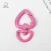 Chaveiro Pingente Fivela Universal Coração de Liga Colorido Acessórios DIY Pingente Cor de Doce Fivela de Mola Pingente de Bolsa