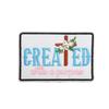 Parche de Tela Bordado Cree en la Luz y la Energía Positiva Decoración para Bolsa Parche de Jesús Parche Fe Sello de Bordado con Letras Inglesas Planchado