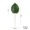 Mini Folha Aromaterapia Micro Garrafa Ecológica Enfeites de Mesa Pequenos Arranjo de Flores Pequeno Inhame Selvagem Folha de Tartaruga Folha Artificial