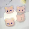 Novo broche de cabeça de boneca de pelúcia de gato e urso tridimensional de desenho animado, acessórios DIY para bolsa de estudante, cachecol, chinelos