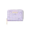 Portatarjetas Plegable Rayado con Lazo~Cartera Corta Simple para Mujer Estudiante En Stock Bolso Estilo Japonés
