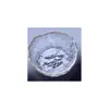 Bol de ensalada martillado japonés Creativo Borde dorado plateado Transparente Simple Moderno Bol de vidrio Bol para ramen Bol para frutas