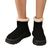 Terciopelo plus 2026 petite Birkenstock talla grande de moda botas de nieve engrosadas mujer suela gruesa botas cortas nuevas temporada de otoño e invierno aumento de altura