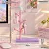 Linda Persona Pequeña de Dos Ojos Rama con Forma de Exhibidor de Almacenamiento Soporte para Auriculares Escritorio E-sports Exhibidor de Almacenamiento Decoración