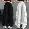 Pantalones Casuales de Trabajo para Niñas 2026 Nuevo Estilo para Niños Mayores, Holgados Modernos Geniales Moda Coreana Pantalones Largos de Pierna Ancha Ropa Infantil