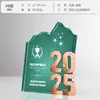 Trofeo Personalizable Color Cristal Metálico 2025 para Reunión Anual de Empleados Premios de Aniversario Competencia Medalla Creativa Personalizable