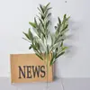 Ramas de Olivo Artificiales Transfronterizas con Frutos, Decoraciones de Plantas Verdes Artificiales, Flores Falsas para Mesas de Comedor, Accesorios para Fotografía de Bodas, Plantas