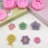 Molde de Silicone Flor Camélia Girassol Borboleta Orquídea DIY Aromaterapia Gesso Vela Resina