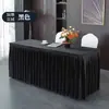 Mantel rectangular para mesa de conferencias faldón de mesa sala de conferencias de hotel exposición terciopelo cubierta de mesa para eventos cubierta de mesa se puede personalizar