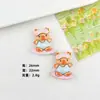 Capi de Juego de Dibujos Animados de Verano Accesorios de Resina Diy Pegamento de Crema Hecho a Mano Funda para Teléfono Móvil Pasador Taza de Agua Hebilla de Zapato Accesorios