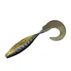 Cebo Blando de Pesca al por Mayor, Cebo Falso de PVC 23G/16Cm Multicolor Cola Única Gusano Blando Cola Rizada Material de Silicona para Lubina y Lucio