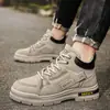 Botas Martin para Hombre 2026 Otoño Nuevo Suela Gruesa Antideslizantes que Aumentan la Altura Zapatos Deportivos Casuales Transpirables Calzado de Trabajo Zapatos de Tabla KS8893