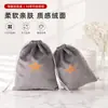 Bolsa de Veludo com Cordão Armazenamento Joias Cosméticos Relógios Presentes Bolsa Protetora Macia Resistente a Arranhões Impressão Personalizada