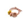 Versión coreana de color caramelo para mujer m frijoles atados goma para coleta cuerda para el pelo red popular simple cuerda para el pelo bola tocado de cuero venta al por mayor