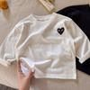 Jaqueta Jeans Infantil 2025 Outono Meninos Estilo Japonês Patch Casaco Casual Bebê Criança Primavera Outono Camisa Jaqueta Crianças Grandes Moderna