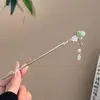Grampo de Cabelo com Franja de Pérola Estilo Antigo Palito de Cabelo Feminino Novo Estilo Chinês Grampo para Coque Passo-Balanço Estilo Chinês Acessórios de Cabelo Qipao Hanfu