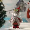 2022 Produtos Novos Transfronteiriços Pequenos Pingentes de Natal Suprimentos Decorativos Enfeites para Árvore de Natal Boneca Pequena de Tecido em Pé Presentes