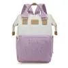 Bolsa de Mamá Estilo Nuevo con Gran Capacidad, Moderna y a la Moda, Adecuada para Mamás en Movimiento, con Compartimentos de Almacenamiento y Aislamiento, una Mochila para Madre e Hijo
