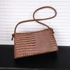 Bolso de Hombro con Textura de Comercio Exterior para Mujer 2025 Nueva Moda Color Puro Simple Bolso Sobaco Bolso Satchel para Viajero Bolso Cuadrado Pequeño