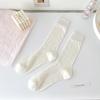 Calcetines de Corea del Sur verano para mujer tubo delgado malla absorbente de sudor transpirable japonés hueco niña polvo apilados calcetines algodón mayoreo