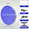 Nuevo Soporte de Pie con Lámpara de Bronceado Azul Completo y Morado Completo, 250 Lámparas, Lámpara de Terapia de Luz Roja, 50W, Soporte de Pie Móvil