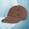 Gorra de Béisbol de Algodón Puro con Protección Solar de Verano, Efecto Desgastado, Bordado de Logo Personalizado, Para Circunferencia de Cabeza Grande, Gorra con Visera de Pato Adelgazante con Letras