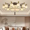 Lámpara de araña para sala de estar de estética estilo canción, habitación privada para comedor, lámpara extragrande para propietario de restaurante de hot pot para comedor, lámpara de iluminación Zhongshan estilo chino nuevo