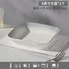Cuenco Cerámico de Alta Gama con Patrón de Piedra Bajo Esmalte Modelo 2026 Set de Platos Sencillos para el Hogar, Tazones para Comer, Platos, Cucharas