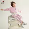 Conjunto de Primavera 2026 para Niñas, Nuevo Estilo para Niños Mayores, Conjunto Deportivo Elegante de Dos Piezas: Sudadera y Pantalones