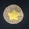 Dibujos animados lindo peluche estrella de cinco puntas colgante estrella muñeca broche llavero colgante para mochila accesorios diy al por mayor