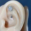 F136 Titânio Morcego Aranha Lua Coração Zircônia Material G23 Piercings para Sobrancelha Brincos Joias Piercing Atacado