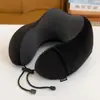 Almofada em Formato de U de Espuma de Memória para Suporte da Coluna Cervical, Travesseiro de Pescoço para Viagem Transfronteiriça com Logotipo Personalizado
