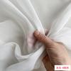 Tela Ancha de Georgette Lisa de Seda de Color Puro, Seda de Morera Delgada y Transparente Más Suave que la Bufanda Qiao, Tela de Seda para Vestido