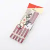 Palillos de melamina para el hogar 22.5cm puntiagudos antideslizantes hotel restaurante desinfección juego de vajilla palillos de plástico rojo venta al por mayor
