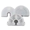 Molde de Silicona para Portavelas con Forma de Arco Iris de Resina, Molde para Yeso y Cemento DIY, Molde para Velas de Aromaterapia