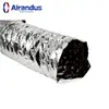 Venta Caliente de Fábrica Manguera de Ventilación Manguera de Ventilación Resistente a Altas Temperaturas Manguera Telescópica Manguera de Papel de Aluminio POLYM
