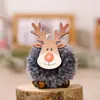 Decoraciones Colgantes para Fiesta Navideña Transfronteriza, Bolas de Oveja de Felpa, Muñecos de Reno, Juguetes, Adornos para Árbol de Navidad