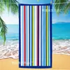 Toalla de Playa de Microfibra Rayada Transfronteriza Temu Xiyin Toalla de Baño de Playa Exclusiva Transfronteriza en Stock