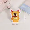 Colgante de Felpa de Dibujos Animados Papá Noel Ciervo Broche Pinza para el Cabello DIY Ropa Bolsa Zapatos y Calcetines Muñeca Decorativa Venta al por Mayor