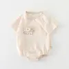 Roupas de Bebê, Macacões de Algodão Puro para Recém-Nascidos, Macacão Triângulo, Roupa de Verão, Macacão de Bebê, Estilo Fino de Verão